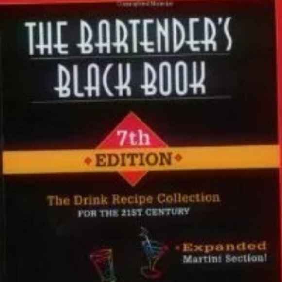 The Bartenders Black Book 7th Edition GREAT CONDITION - Picture 1 of 8